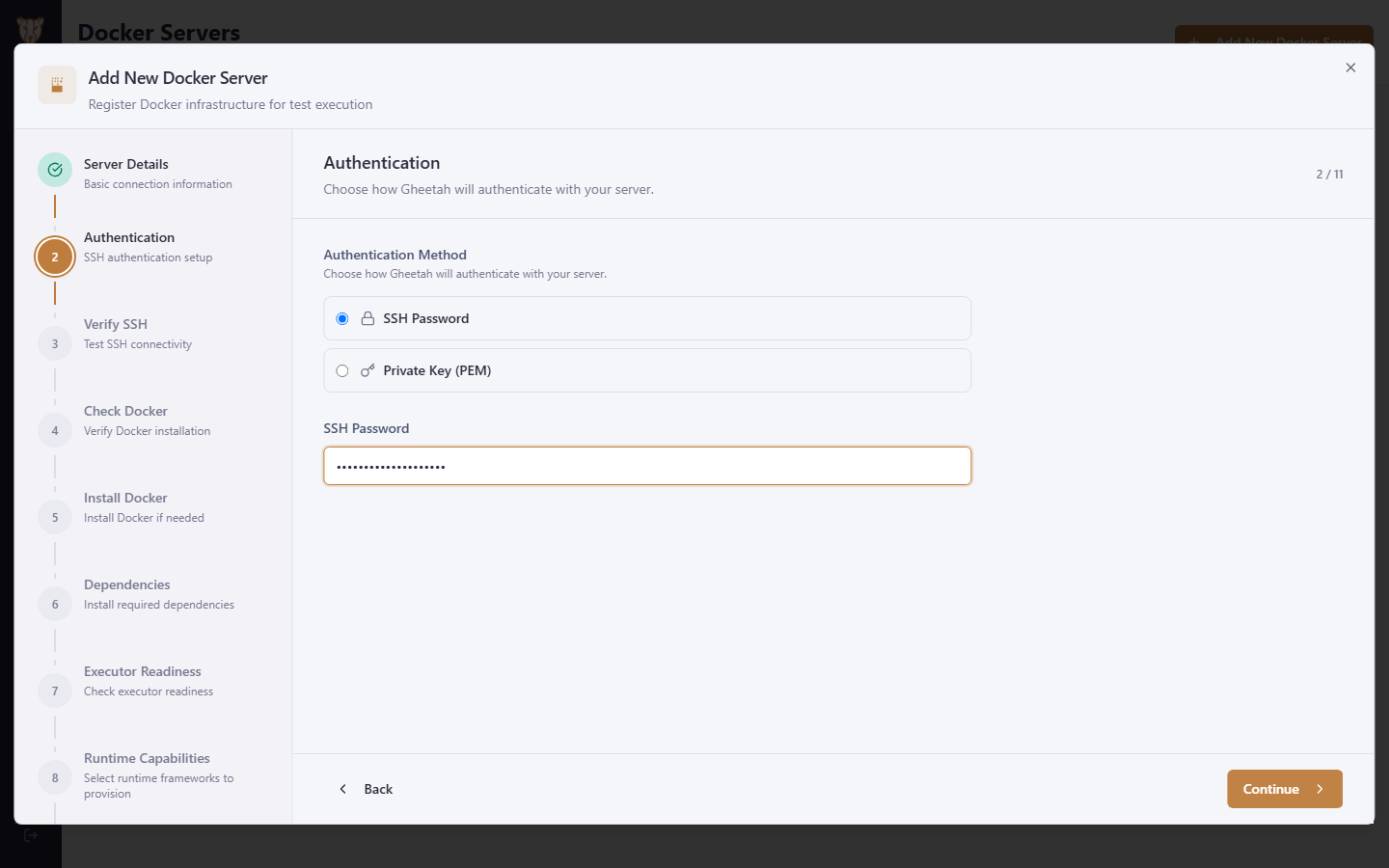 How Gheetah authenticates