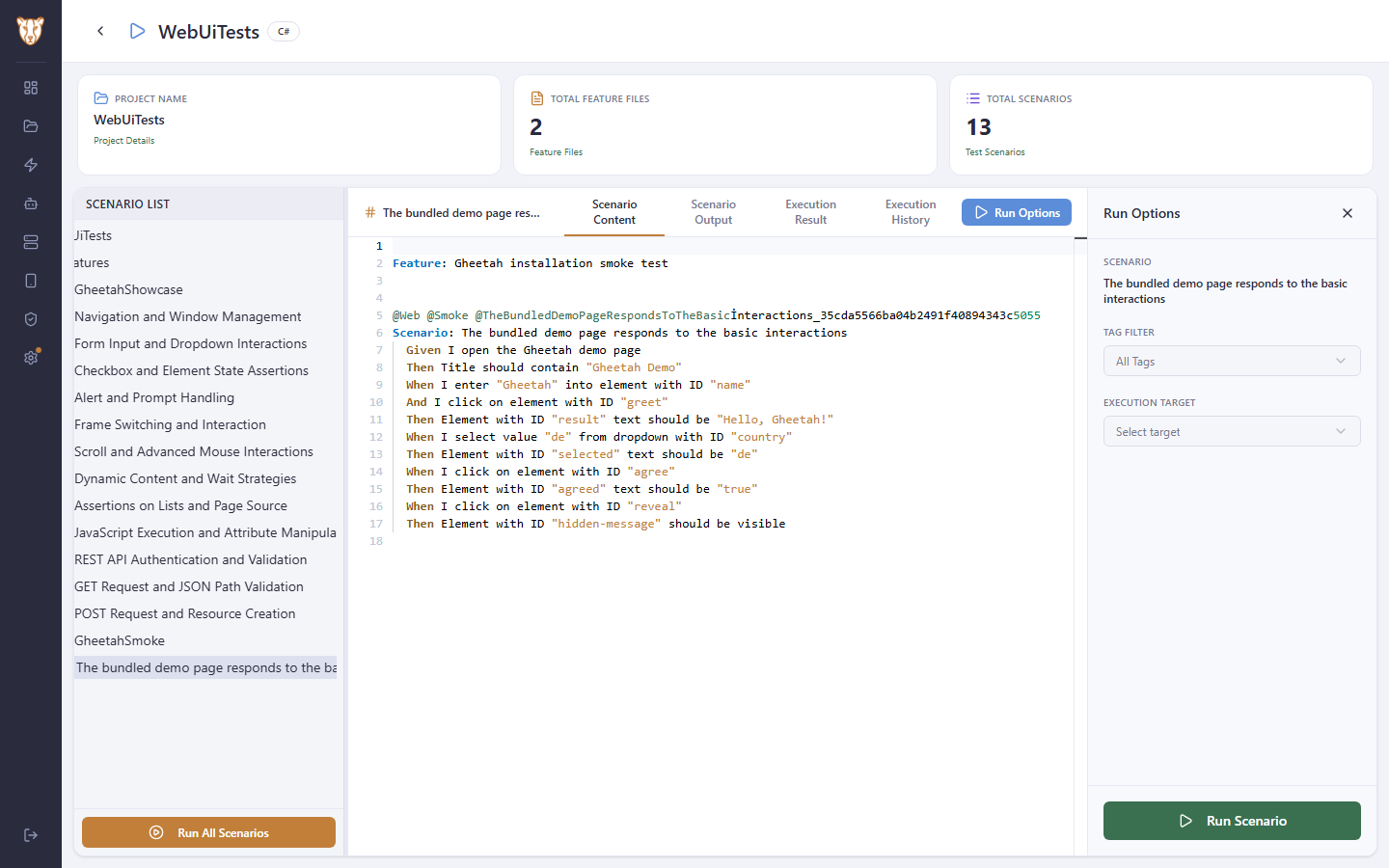 Choose what to run it on